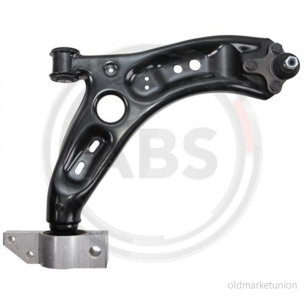 A.B.S. 211280 Bras de suspension avec rotule suspension, support en caoutchouc barre oscillant transversal Tôle d’acier 15,5 8717109515725