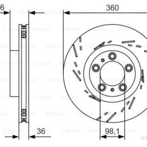 Bromsskiva Bosch 0 986 479 D22 4047025570923 Bromsskiva Bosch 0 986 479 D22 4047025570923