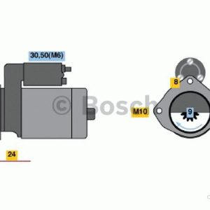 Bosch Startmotor 0 986 021 230 Bosch Startmotor 0 986 021 230