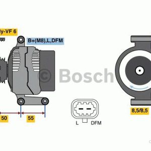 BOSCH 0 986 081 120 Alternateur 14V 120A OPEL: Corsa D 3/5 portes, Meriva B