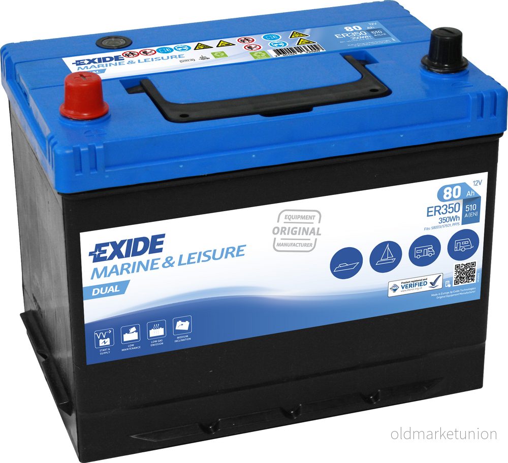 Batteri Exide ER350 3661024036009