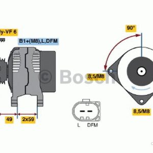 BOSCH 0 986 042 700 Alternateur 14V 90A VOLKSWAGEN: Golf 4, Polo IV 3/5 portes, III SEAT: Ibiza 3, Córdoba II Berline 3165143301203 BOSCH 0 986 042 700 Alternateur 14V 90A VOLKSWAGEN: Golf 4, Polo IV 3/5 portes, III SEAT: Ibiza 3, Córdoba II Berline 3165143301203