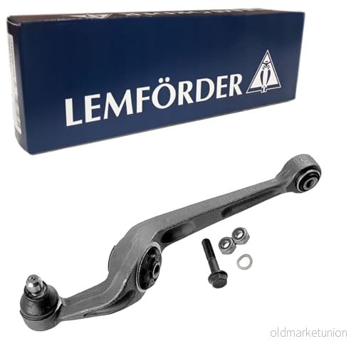 LEMFÖRDER 12064 01 Bras de suspension avec accessoires support en caoutchouc Essieu avant, inférieur, gauche barre oscillant transversal Acier 4047437011373