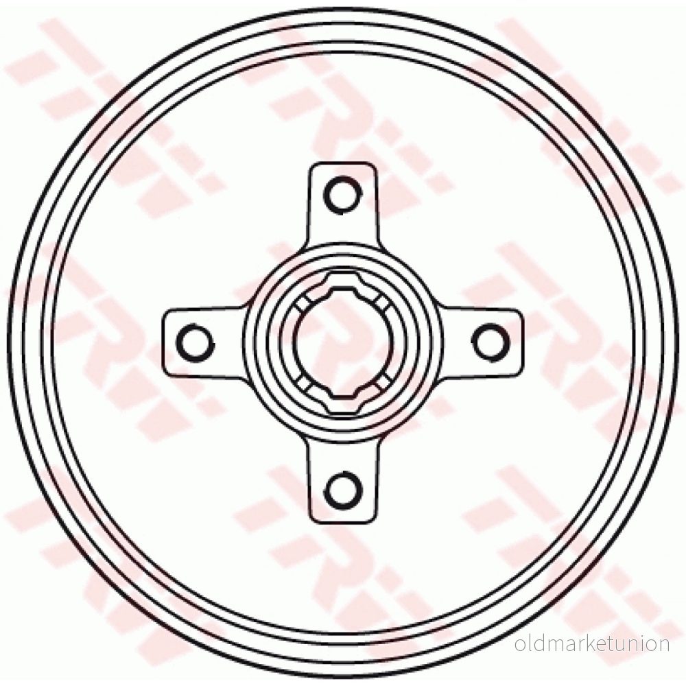 TRW DB4134BR Tambours De Frein avec roulement, bague ABS OPEL: Corsa B 3/5 portes, Tigra Coupe, Combo Van 3322938008673