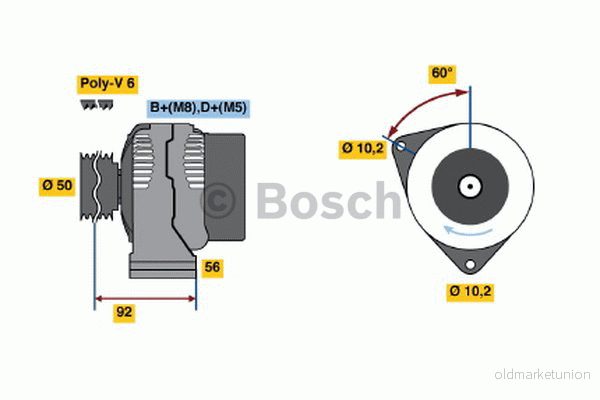 Generator BOSCH 0 986 041 320 3165141242669