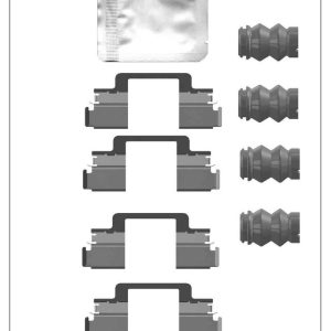 Tillbehörssats, skivbromsbelägg QUICK BRAKE 109 0121 5706021178104 Tillbehörssats, skivbromsbelägg QUICK BRAKE 109 0121 5706021178104