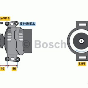 Alternator, generator BOSCH 0 986 042 530 3165143477304 Alternator, generator BOSCH 0 986 042 530 3165143477304