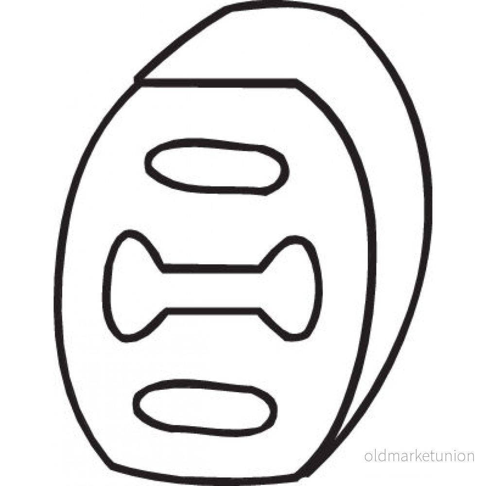 Gummilist, avgassystem BOSAL 255 022 3351642550222