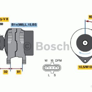 BOSCH 0 986 045 430 Alternateur 28V 90A IVECO: EuroCargo I III 3165143541845 BOSCH 0 986 045 430 Alternateur 28V 90A IVECO: EuroCargo I III 3165143541845