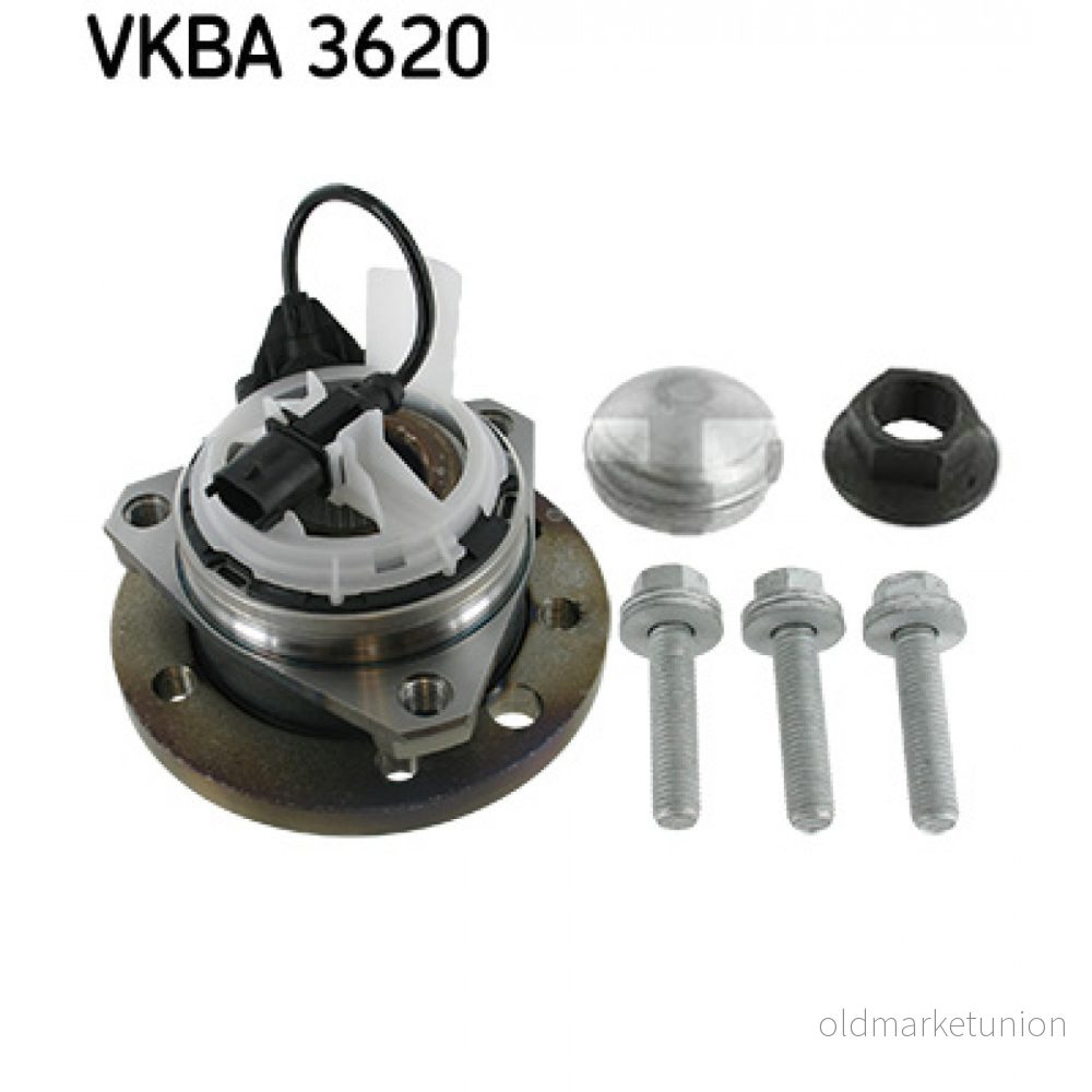SKF VKBA 3620 Kit de roulements roue avec capteur ABS intégré OPEL: Vectra C Berline, CC, Caravan, SAAB: 9 3 Break 7316572679401