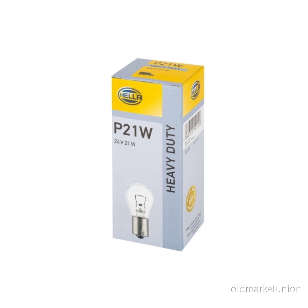 HELLA 8GA 002 073 241 Ampoule, feu clignotant 24 21 P21W Halogène avant et arrière MERCEDES BENZ: AROCS, T2/LN1 Van / Break 4082300191509