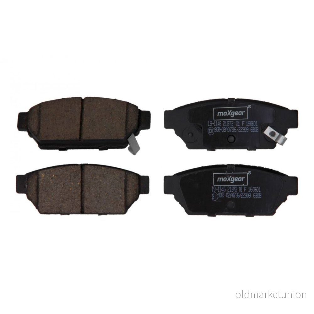 MAXGEAR 19 1146 Jeu de plaquettes frein Essieu arrière avec indicateur d'usure MITSUBISHI: COLT 6, Carisma 5 portes, 5, SMART: Forfour I 5907558561661