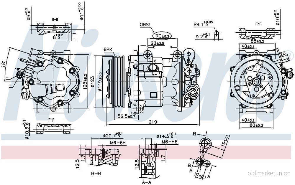 Kompressor, klimatanläggning Nissens 89362 5707286358720