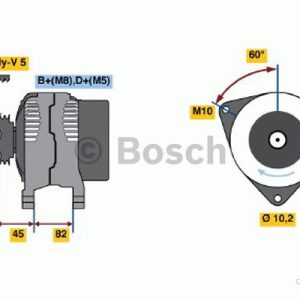 BOSCH 0 986 039 550 Alternateur 14V 70A AUDI: A4 B5 Avant, Berline, A6 C5 VOLKSWAGEN: Passat Break 3165141085518 BOSCH 0 986 039 550 Alternateur 14V 70A AUDI: A4 B5 Avant, Berline, A6 C5 VOLKSWAGEN: Passat Break 3165141085518