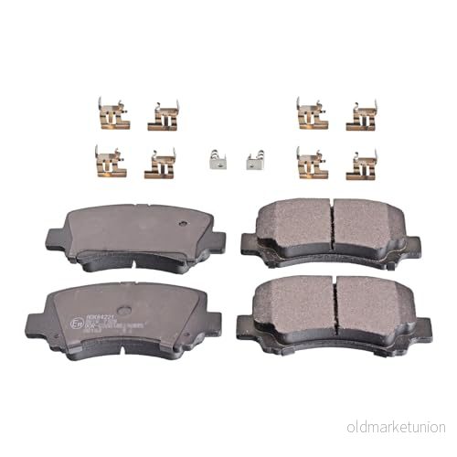 BLUE PRINT ADK84221 Jeu de plaquettes frein Essieu avant avec indicateur d'usure tôle anti bruit, monture SUZUKI: Wagon R+ II 3/5 portes 5050063842210