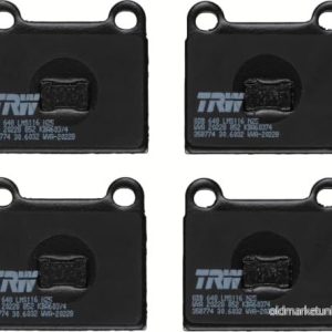 TRW GDB648 Bromsbeläggssats Skivbroms Audi VW Fram 3322936406488