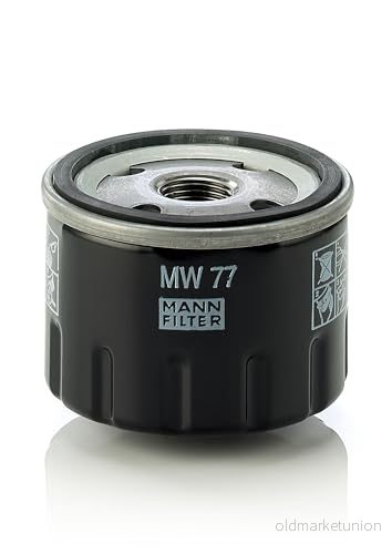 MANN FILTER MW 77 Filtre à huile 3/4 16 UNF avec un clapet de non retour vissé 4011558842604