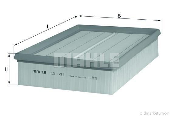 Luftfilter KNECHT LX 691 4009026076309