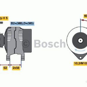 BOSCH 0 986 047 330 Alternateur 14V 120A OPEL: Meriva A, Corsa C 3/5 portes, Astra H GTC 3165144046103 BOSCH 0 986 047 330 Alternateur 14V 120A OPEL: Meriva A, Corsa C 3/5 portes, Astra H GTC 3165144046103