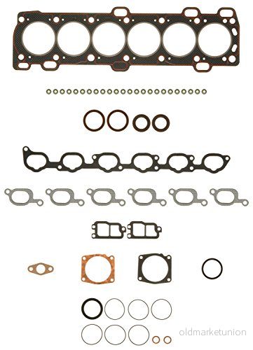 AJUSA 52142800 Jeu de joints d'étanchéité, culasse cylindre avec joint cylindre, tige soupape FIBERMAX 8427769490231