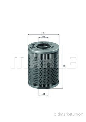 Knecht Oljefilter OX 68D 4009026000762