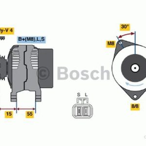 BOSCH 0 986 049 191 Alternateur 14V 90A HYUNDAI: Getz, Tucson, Coupe II, KIA: Sportage III, RIO 2 4047024415058 BOSCH 0 986 049 191 Alternateur 14V 90A HYUNDAI: Getz, Tucson, Coupe II, KIA: Sportage III, RIO 2 4047024415058
