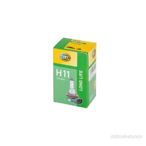 HELLA 8GH 223 498 351 Ampoule, projecteur principal H11 12 55 AUDI: A6 C6 Allroad, A5 B8 Sportback, Coupe, LAND ROVER: Freelander 2 SUV 4082300754216