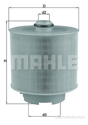 Luftfilter KNECHT LX 1006/2D 4009026408162