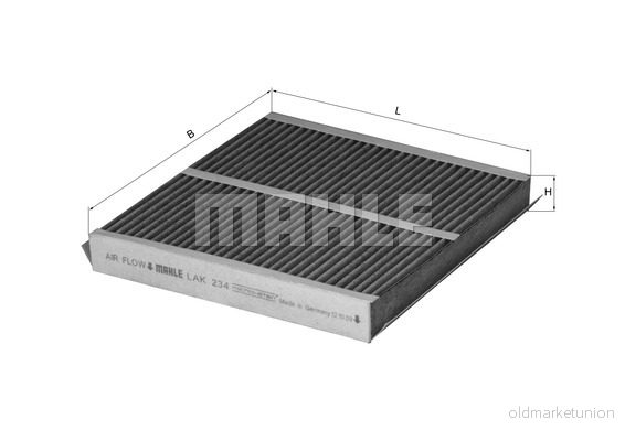 Kupéfilter LAK 234 4009026505885