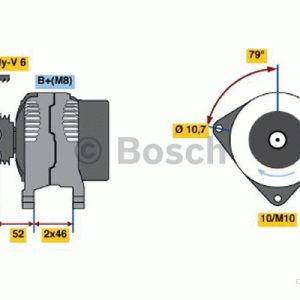 BOSCH 0 986 048 911 Alternateur 14V 90A PEUGEOT: 307 3/5 portes, Break, SW, CITROËN: C3 I C2 portes 4047024414853 BOSCH 0 986 048 911 Alternateur 14V 90A PEUGEOT: 307 3/5 portes, Break, SW, CITROËN: C3 I C2 portes 4047024414853
