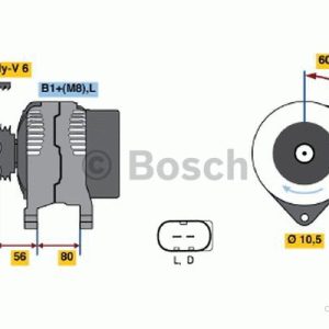 BOSCH 0 986 041 960 Alternateur 14V 90A IVECO: DAILY 3, 3 Kasten/Kombi, Bus BOSCH 0 986 041 960 Alternateur 14V 90A IVECO: DAILY 3, 3 Kasten/Kombi, Bus