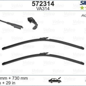Valeo Torkarblad Silencio AquaBlade 572314 Fram 2-pack 3276425723146