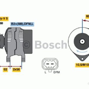 BOSCH 0 986 049 020 Alternateur 14V 100A OPEL: Corsa D 3/5 portes, Astra H Meriva A, VAUXHALL: Mk5 4047024344235 BOSCH 0 986 049 020 Alternateur 14V 100A OPEL: Corsa D 3/5 portes, Astra H Meriva A, VAUXHALL: Mk5 4047024344235