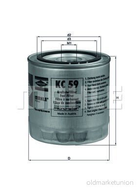 Knecht KC 59 Bränslefilter 4009026021071