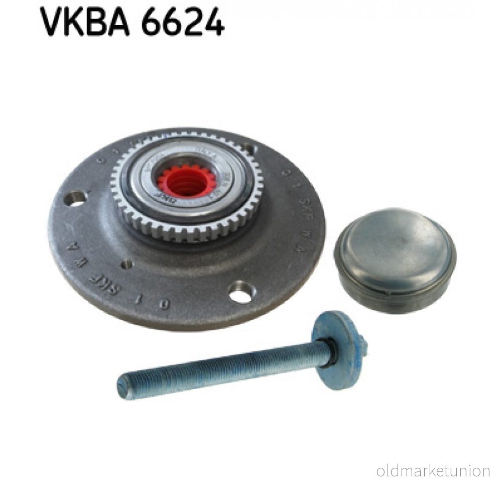 SKF VKBA 6624 Kit de roulements roue avec bague ABS SMART: Roadster Cabriolet, Cabrio, City Coupe 7316574183920