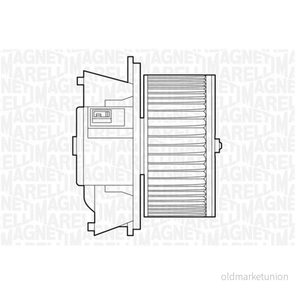MAGNETI MARELLI 069412503010 Pulseur d'Air pour véhicules sans système de climatisation FIAT: Punto II 3/5 portes, Doblo I Break, Cargo