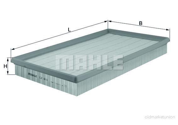Knecht Luftfilter LX 614 4009026048658