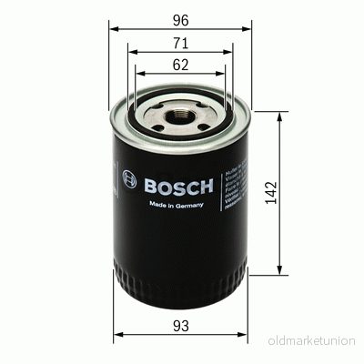Oljefilter BOSCH 0 451 104 063 3165141043730