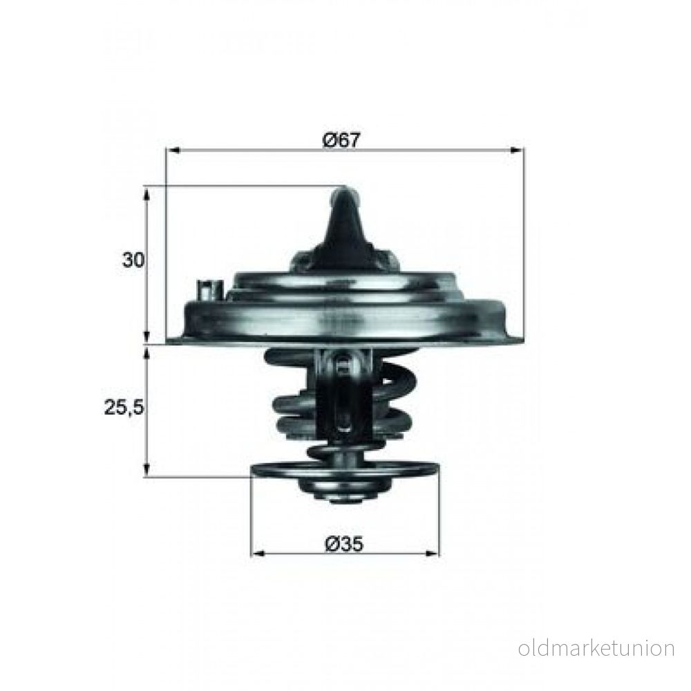 Termostat, kylvätska MAHLE TX 34 82D 4250192937103