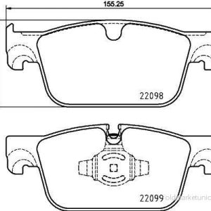 Bromsbeläggssats, skivbroms BREMBO P 86 028 8020584103685 Bromsbeläggssats, skivbroms BREMBO P 86 028 8020584103685
