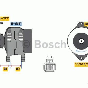 BOSCH 0 986 049 800 Alternateur 14V 90A NISSAN: Patrol GR 5 SUV, TERRANO 2 4047024654570 BOSCH 0 986 049 800 Alternateur 14V 90A NISSAN: Patrol GR 5 SUV, TERRANO 2 4047024654570